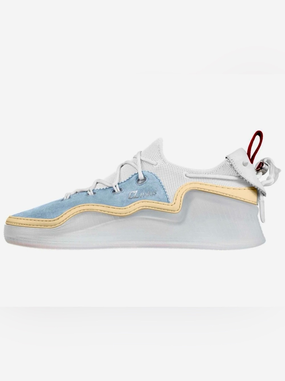 NIB Christian Louboutin Arpoador Suede Sneakers Zinc Blue Size 46.5 - $995